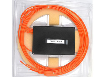 O divisor do PLC de FBT 1x4, ABS encaixota o divisor de feixe da fibra ótica sem conector