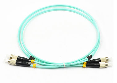 tipo multimodo do conector do SC LC FC do ST do cabo de fibra ótica do núcleo de 10G OM3 2