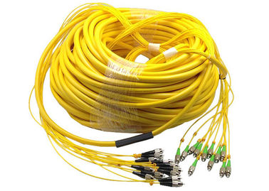 Cabo de remendo amarelo FC da fibra do único modo UPC ao comprimento de onda 1310/1550NM de FC APC