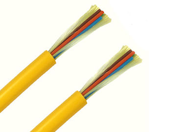 Cabo de fibra ótica interno do multi núcleo, cabo de fibra ótica do único modo da fuga da manutenção programada